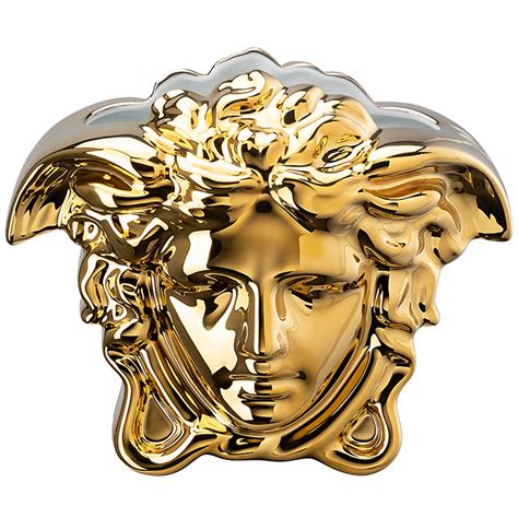 vaso versace con medusa|versace la medusa vase.